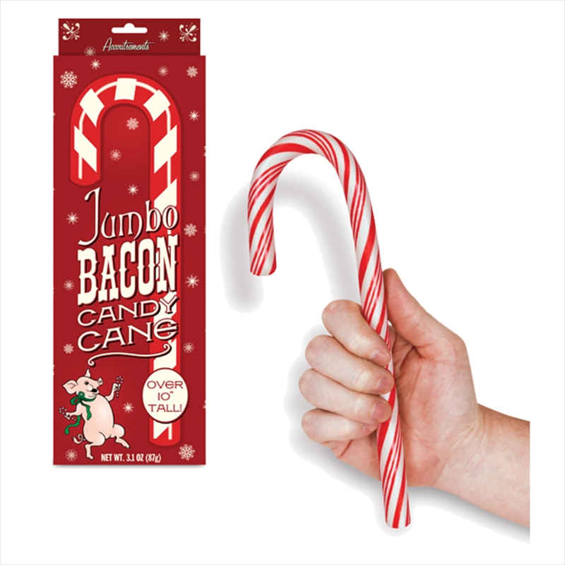 Jumbo Bacon Candy Cane - Archie Mcphee/Product Detail/Novelty & Gifts