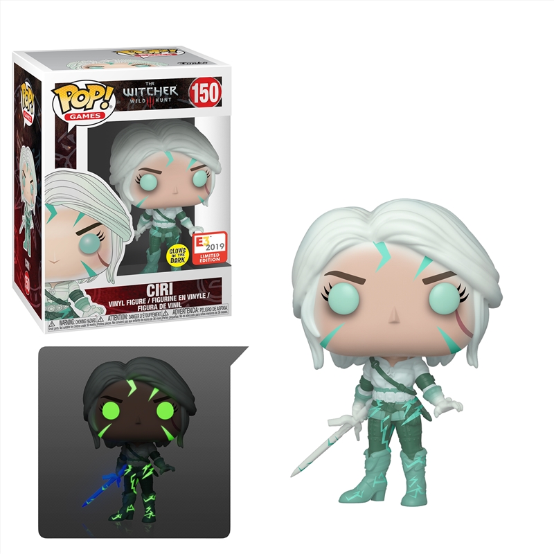 Witcher Ciri Magic Glow Pop! Vinyl 2019 E3 Exclusive/Product Detail/TV