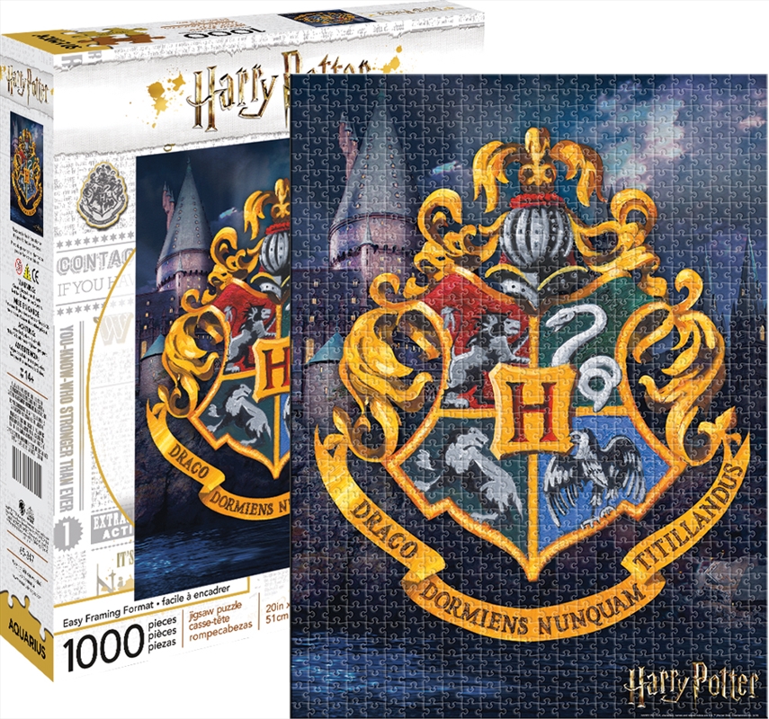 Harry Potter - Hogwarts Logo 1000 Piece Puzzle/Product Detail/Film and TV