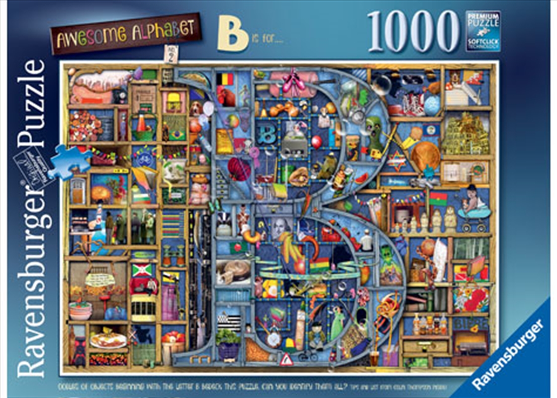 Ravensburger - Awesome Alphabet B Puzzle 1000 Pieces/Product Detail/Art and Icons