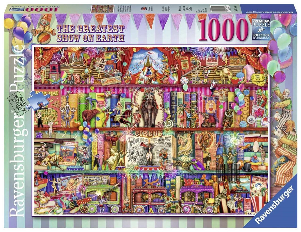 Ravensburger - Greatest Show On Earth 1000 Pieces/Product Detail/Art and Icons
