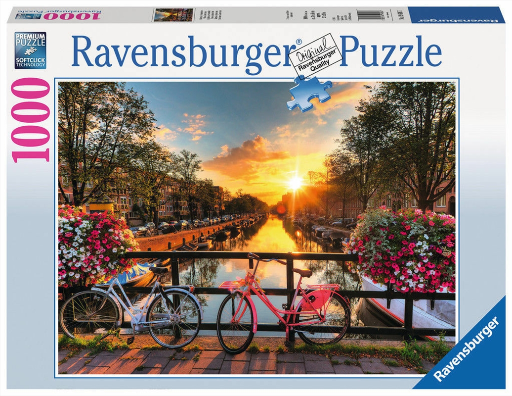 Ravensburger - Bicycles in Amsterdam Puzzle 1000 Pieces/Product Detail/Destination