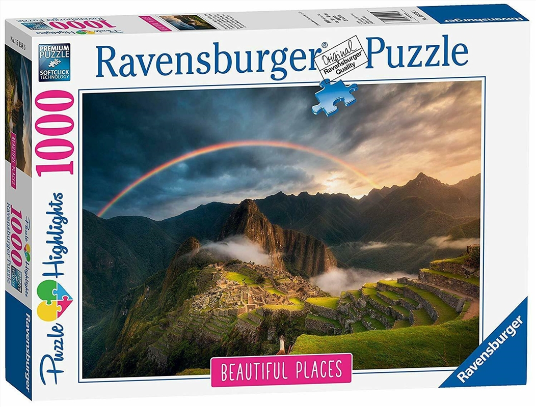 Ravensburger - Rainbow Over Machu Picchu Peru 1000 Pieces/Product Detail/Destination