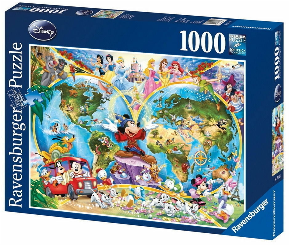Ravensburger - Disney World Map Puzzle 1000 Pieces/Product Detail/Film and TV