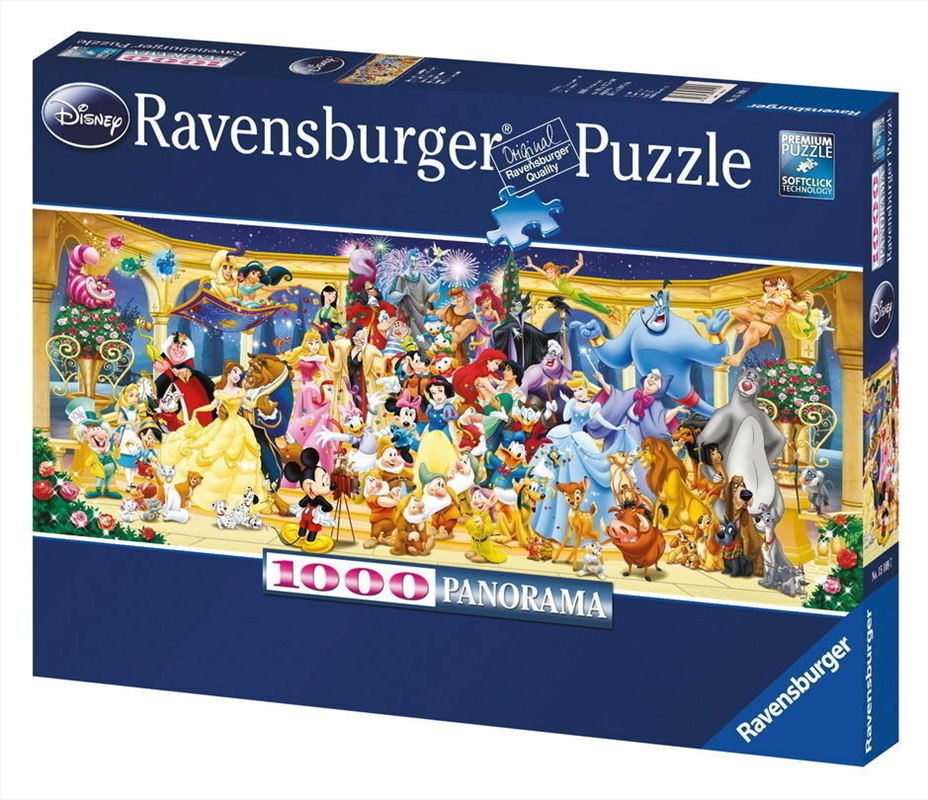 Ravensburger - Disney Characters Panorama Puzzle - 1000 Pieces | Merchandise