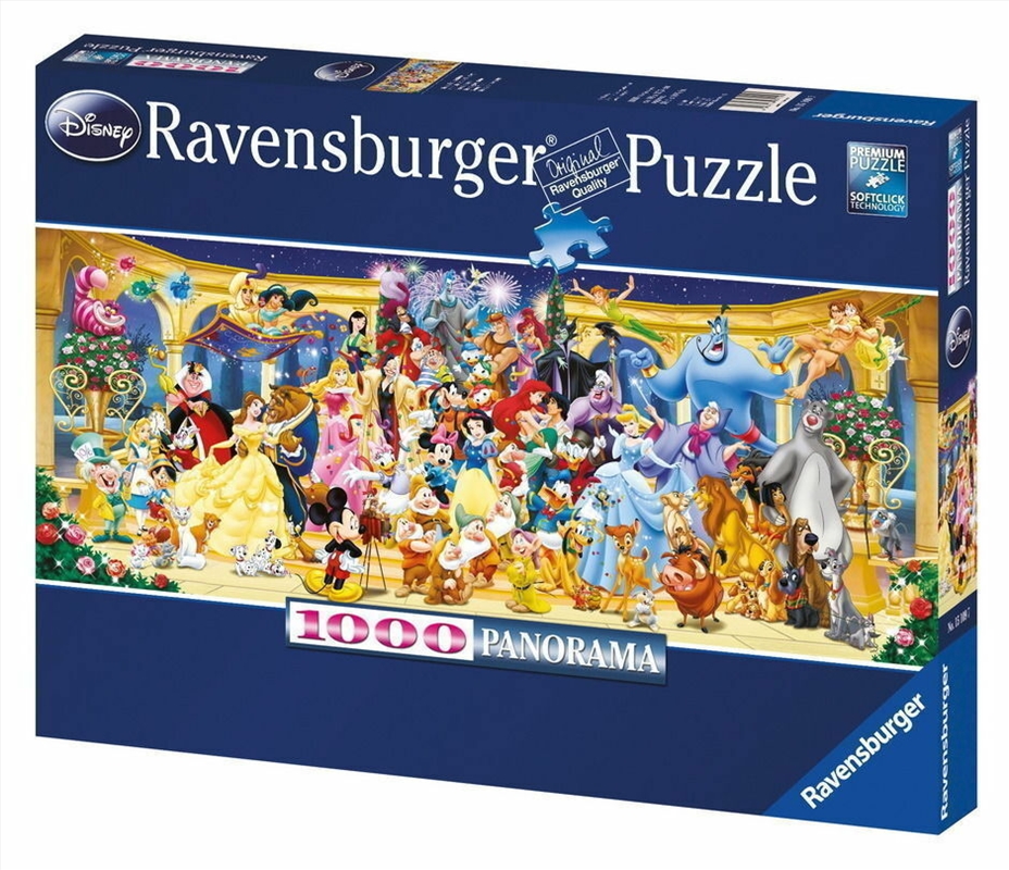 Ravensburger - Disney Characters Panorama Puzzle - 1000 Pieces/Product Detail/Film and TV