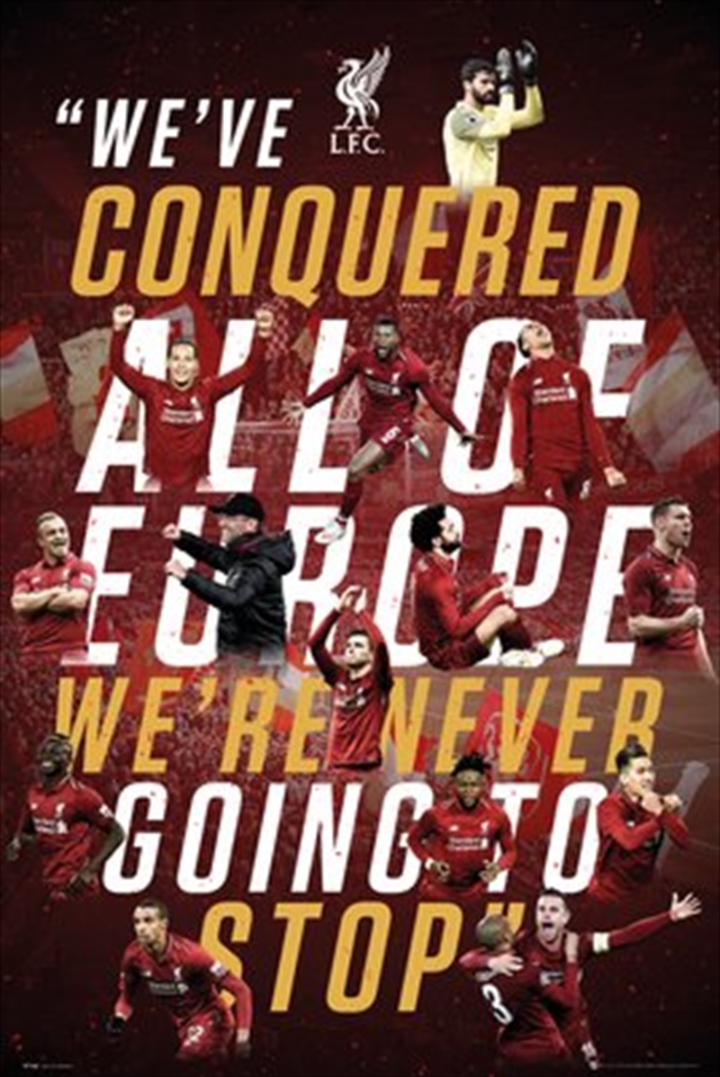 Liverpool FC Europe 2019/Product Detail/Posters & Prints