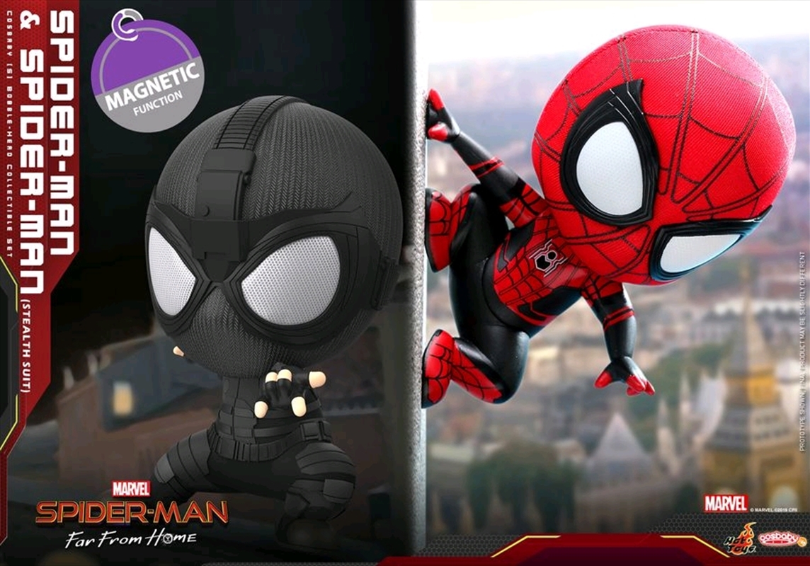Spider-Man: Far From Home - Spider-Man & Stealth Cosbaby Set/Product Detail/Figurines