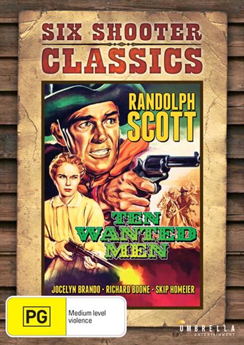 Ten Wanted Men Six Shooter Classics/Product Detail/Classic