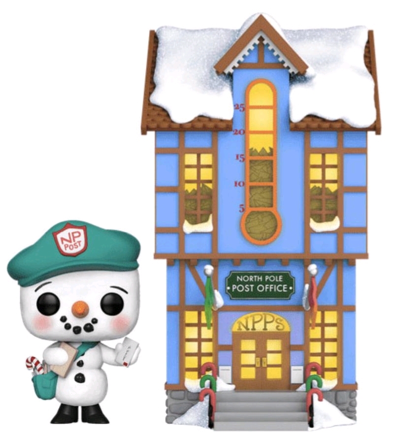 Peppermint Lane - Frosty with Light Up Post Office US Exclusive Pop! Town [RS]/Product Detail/Pop Vinyl Moments