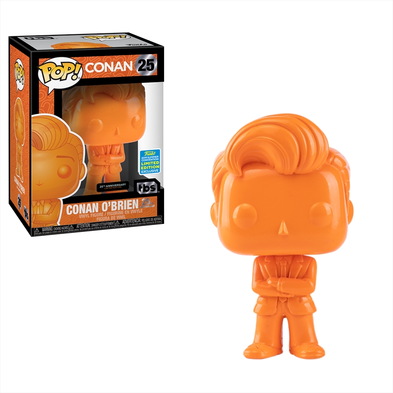 Conan O'Brien - Conan Orange Chrome Pop! SDCC 19 RS/Product Detail/TV