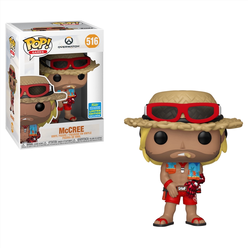 Overwatch - McCree Summer Skin Pop! SDCC 19 RS/Product Detail/Deluxe Pop Vinyl