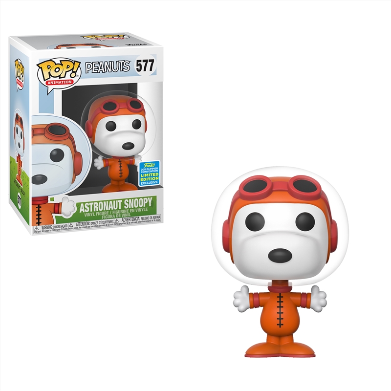 Peanuts - Astronaut Snoopy Pop! SDCC 19 RS/Product Detail/TV