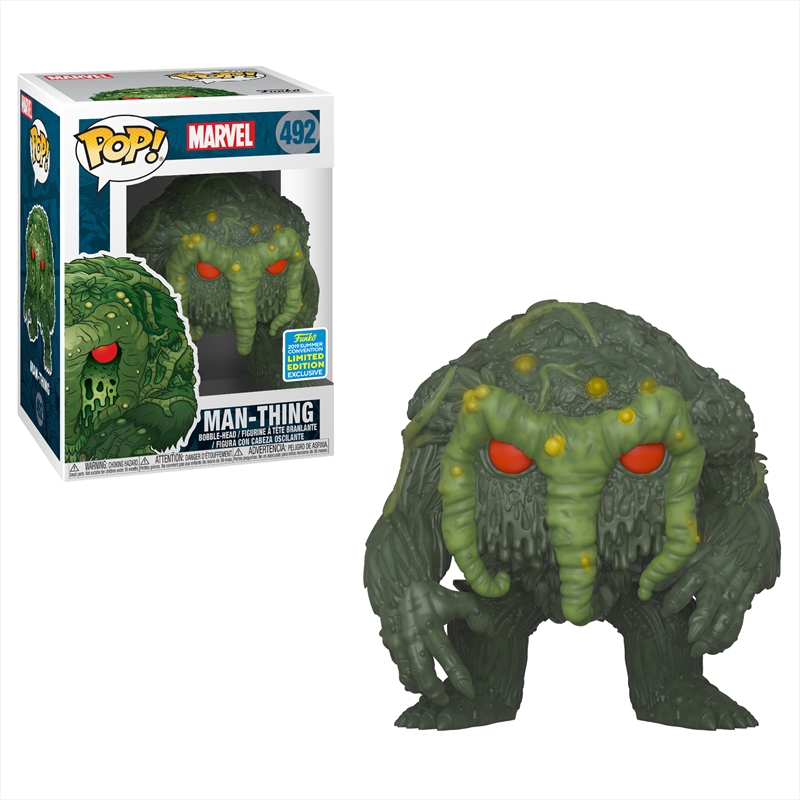 Marvel - Man-Thing Pop! SDCC 19 RS/Product Detail/Convention Exclusives