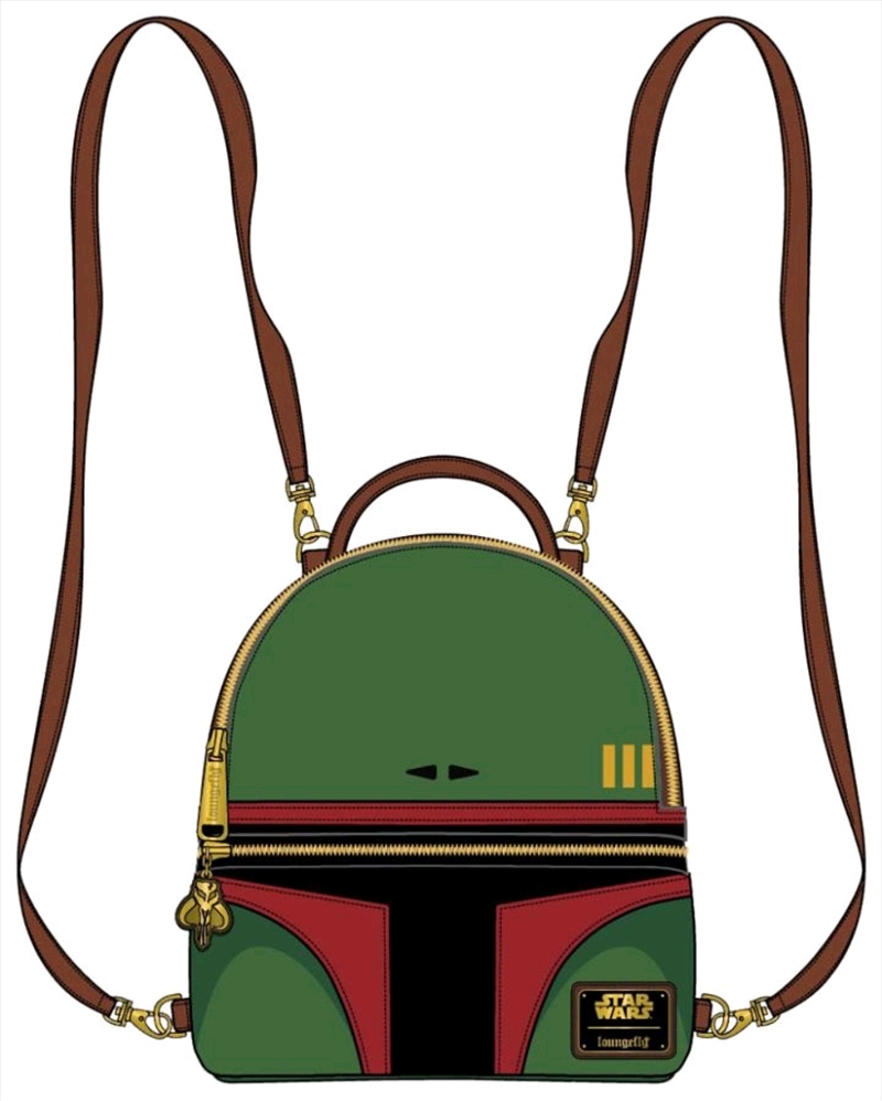 Loungefly - Star Wars - Boba Fett Convertible Mini Backpack/Product Detail/Bags