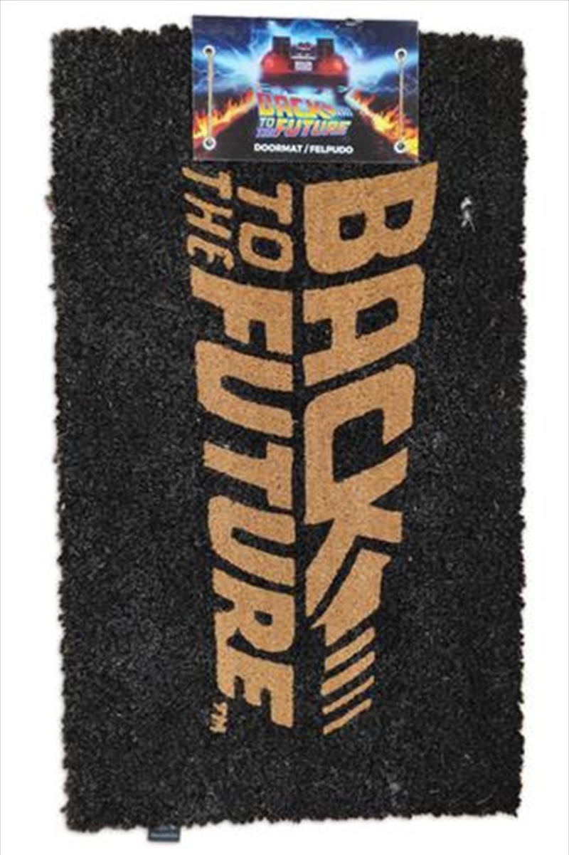 Back To The Future Logo Doormat/Product Detail/Doormats