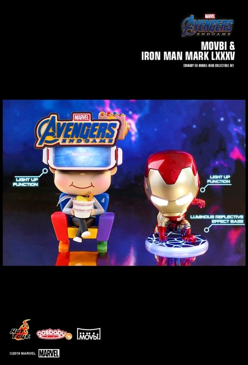 Avengers 4: Endgame - Movbi & Iron Man Mark LXXXV Light-Up Cosbaby set/Product Detail/Figurines