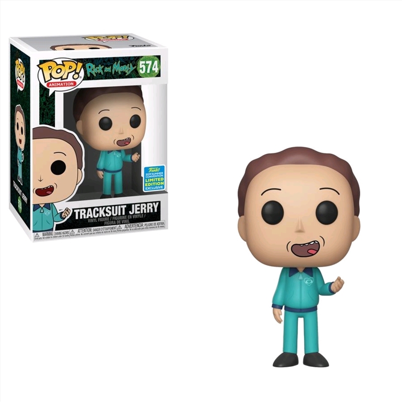 Rick & Morty - Jerry in Track Suit Pop! SDCC 19 RS/Product Detail/TV