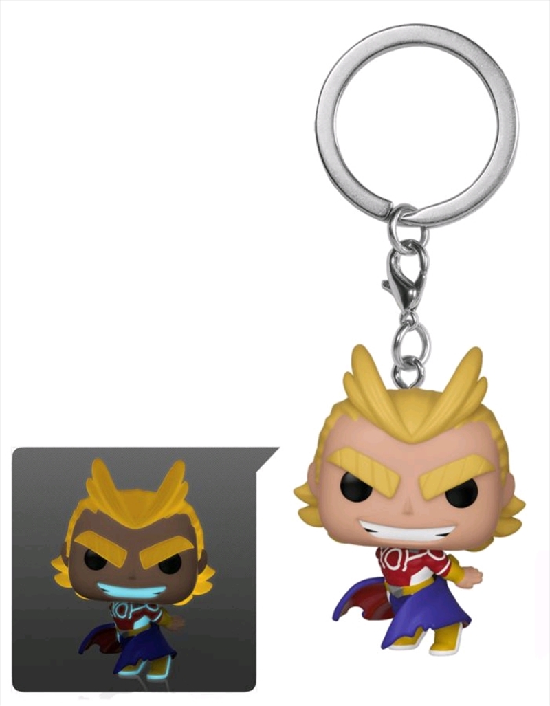 My Hero Academia - All Might Silver Age Glow Pocket Pop! Keychain [RS]/Product Detail/Movies