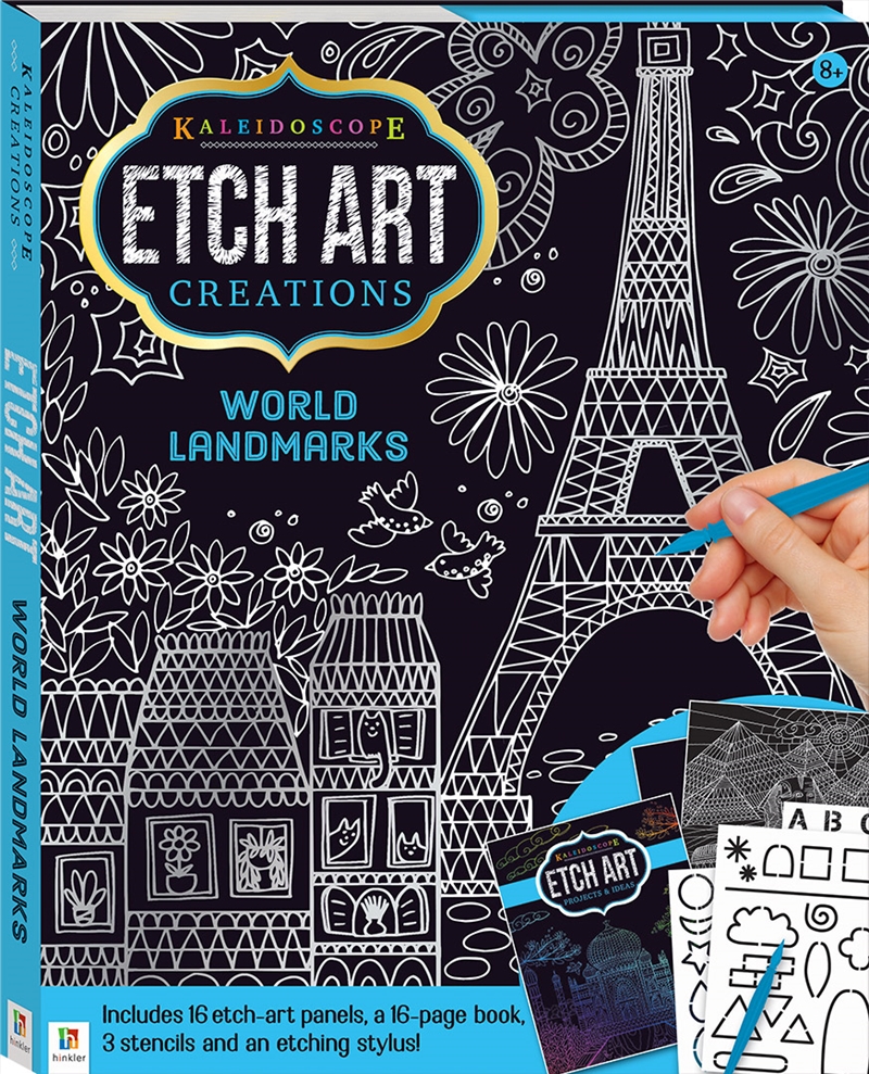 Kaleidoscope Etch Art Creations: World Landmarks/Product Detail/Kids Colouring