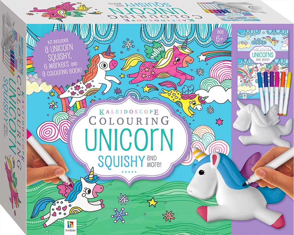Kaleidoscope Colouring: Unicorn Squishy/Product Detail/Kids Colouring
