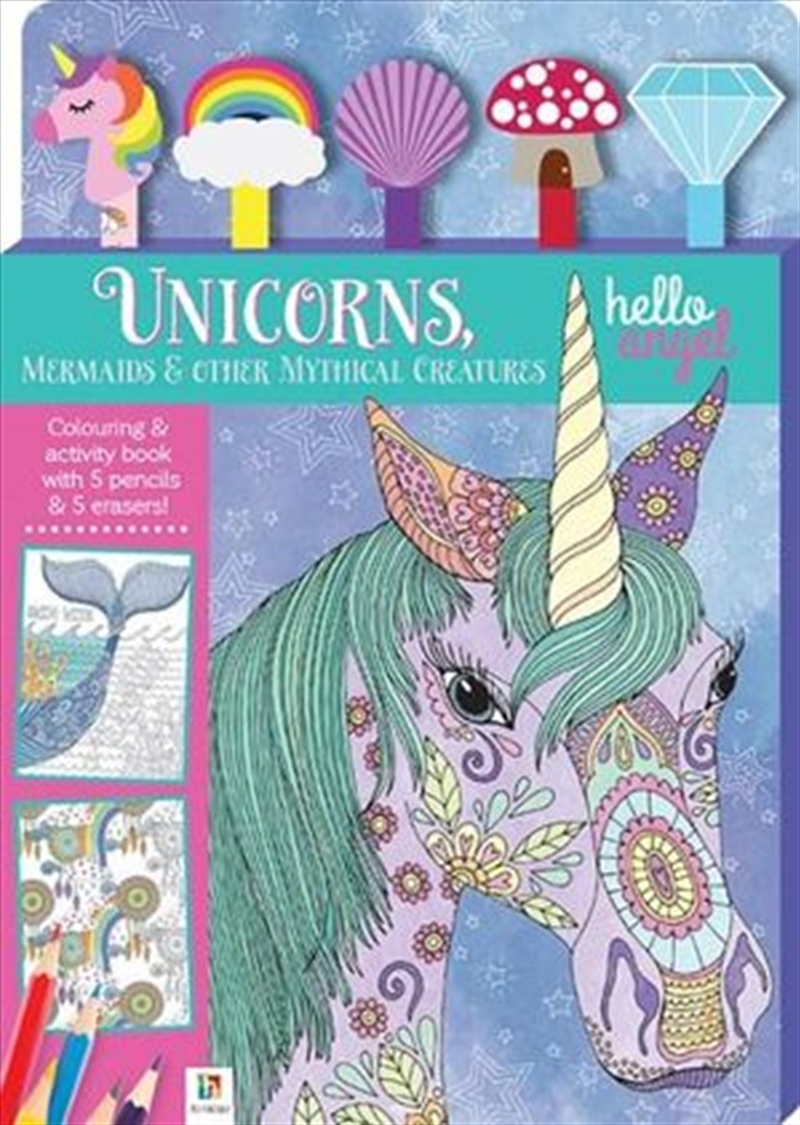 Hello Angel Unicorns 5 Pencil Set - Unicorns, Mermaids & other Mythical Creatures/Product Detail/Children