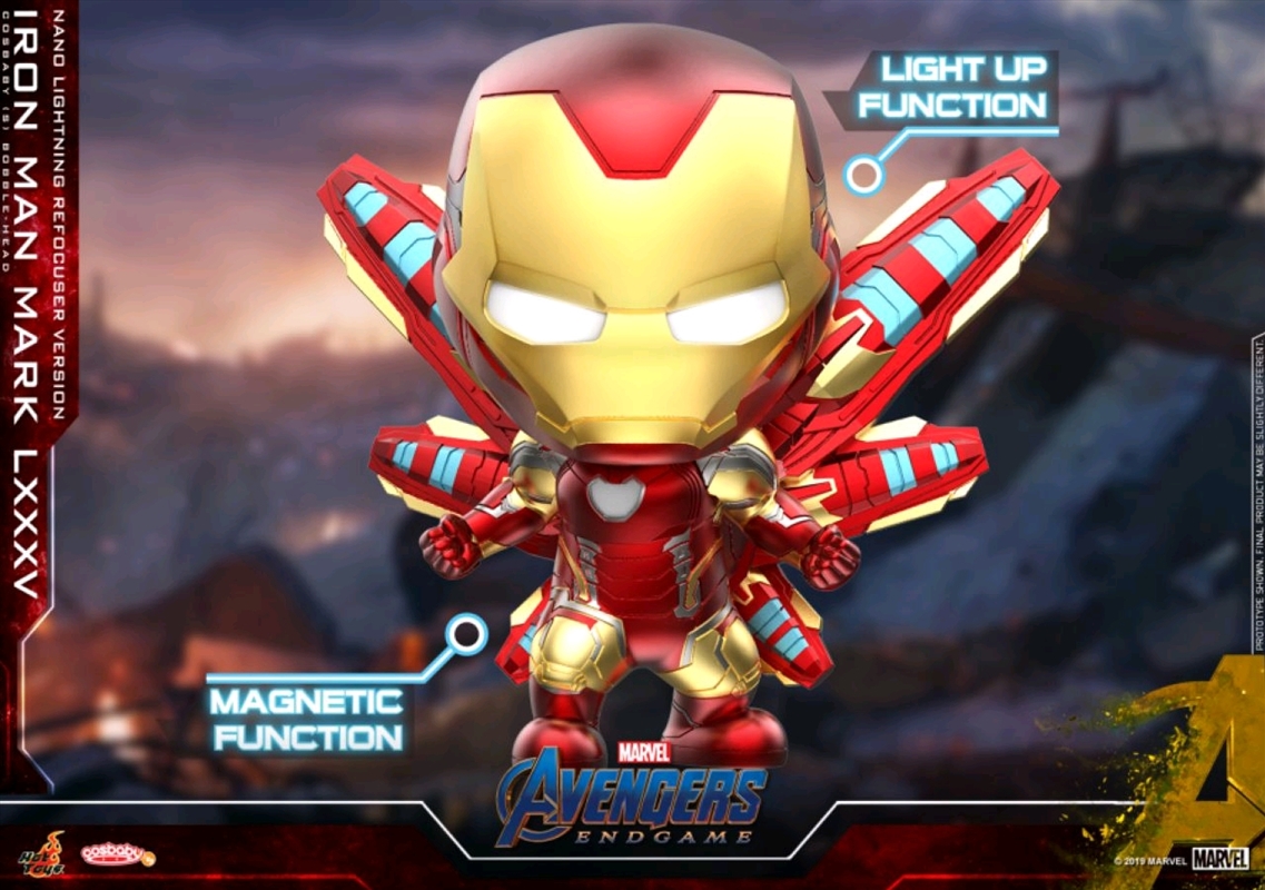 Avengers 4: Endgame - Iron Man Mark LXXXV Nano Lightning Refocuser Light Up Cosbaby/Product Detail/Figurines