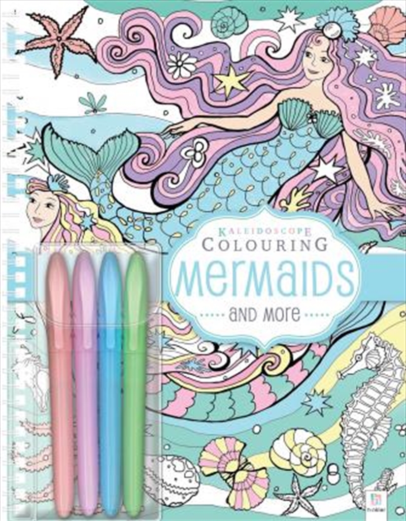 Kaleidoscope Colouring with Pastel Markers: Mermaids/Product Detail/Kids Colouring