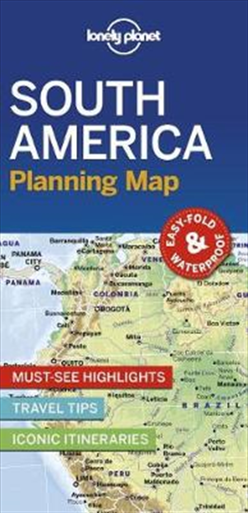 Lonely Planet South America Planning Map/Product Detail/Travel & Holidays
