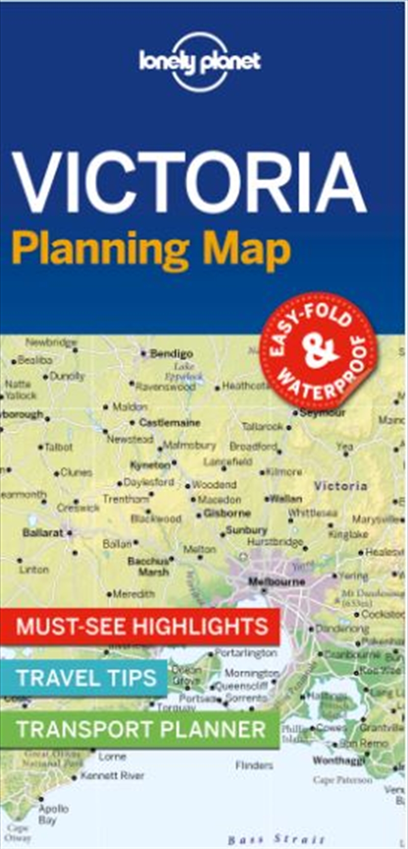 Lonely Planet Victoria Planning Map/Product Detail/Travel & Holidays