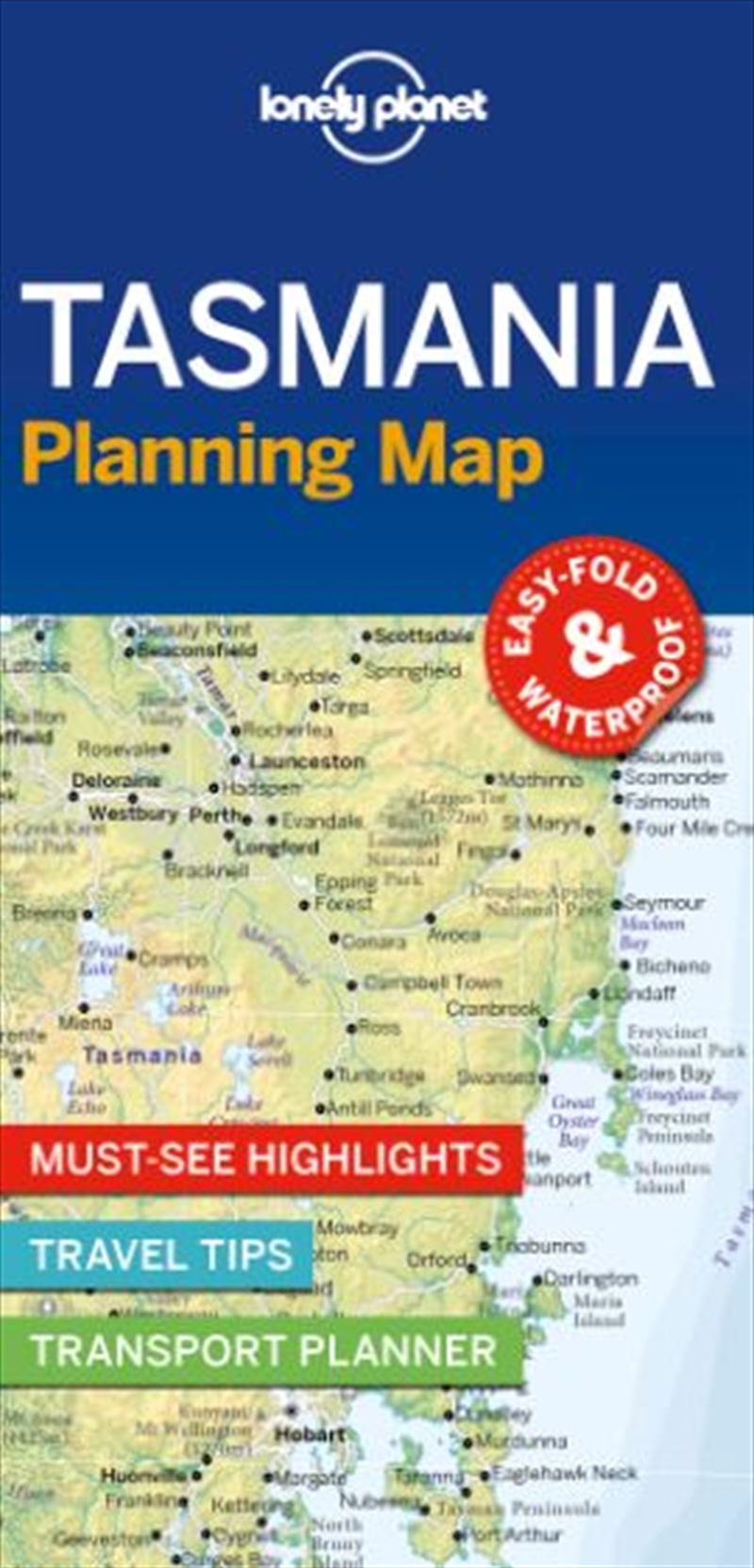 Lonely Planet Tasmania Planning Map/Product Detail/Travel & Holidays