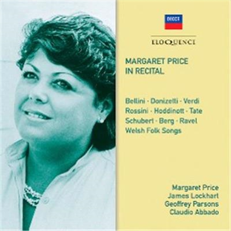 Margaret Price In Recital/Product Detail/Classical