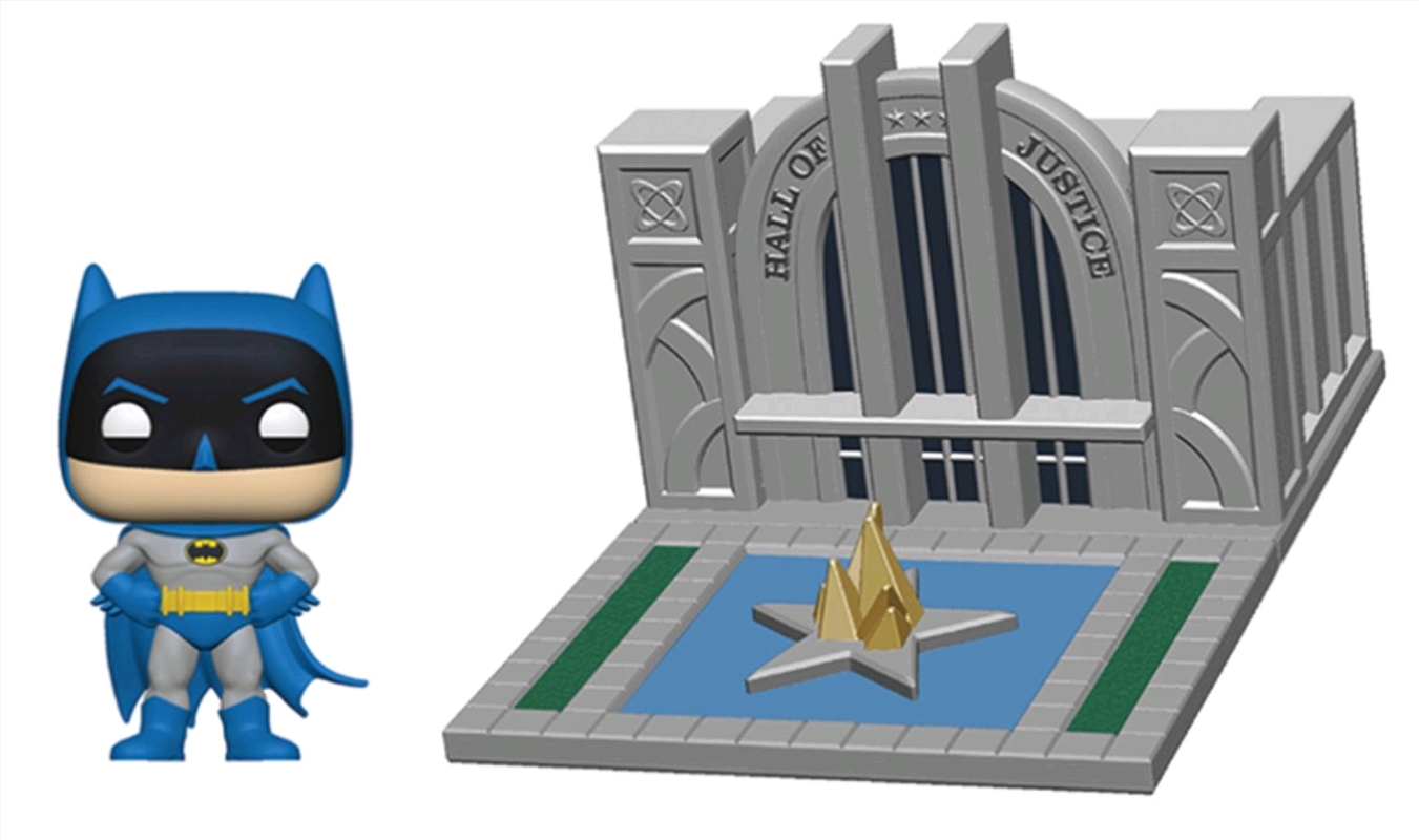 Batman - Batman with Hall of Justice 80th Anniversary Pop! Town/Product Detail/Movies