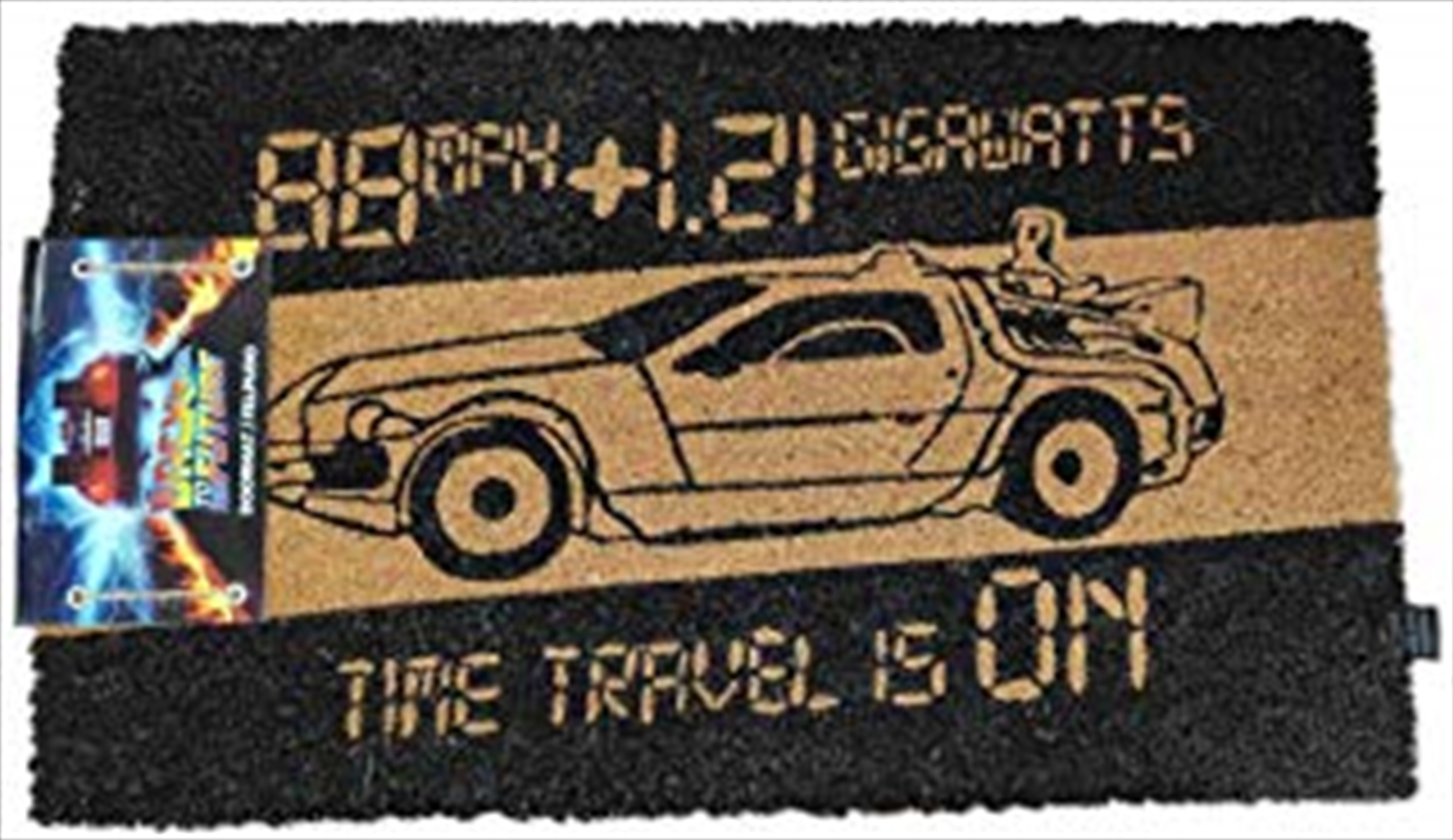Back To The Future - Time Machine Doormat/Product Detail/Doormats
