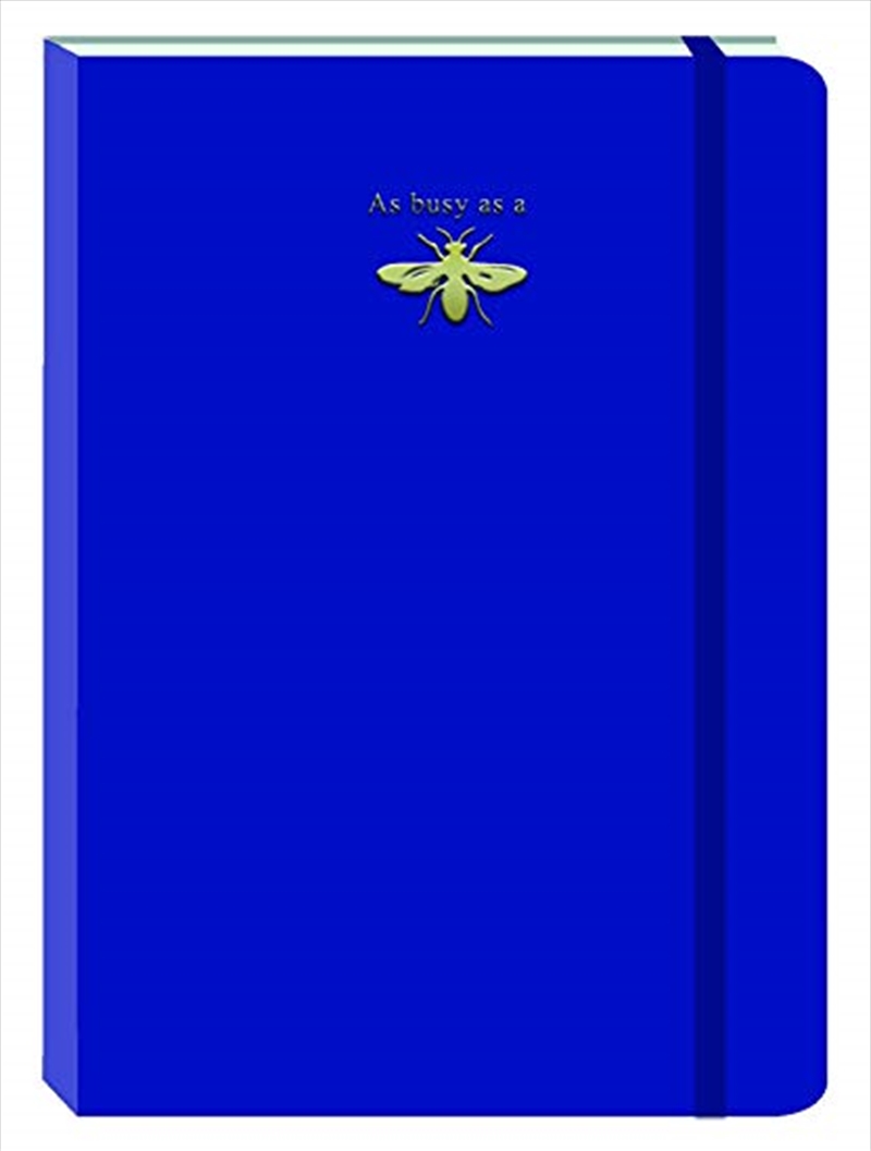 Bee Dark Blue Motif Journal/Product Detail/Notebooks & Journals