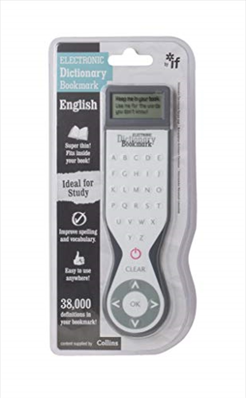 Buy Electronic Dictionary 19 White Bookmark Sanity