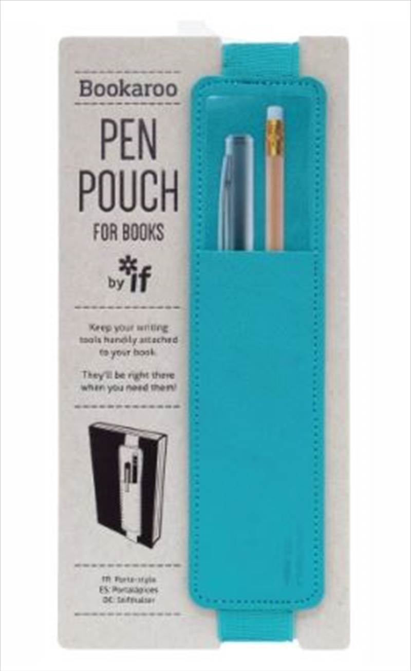 Pen Pouch Turquoise/Product Detail/Bookmarks & Reading Accessories