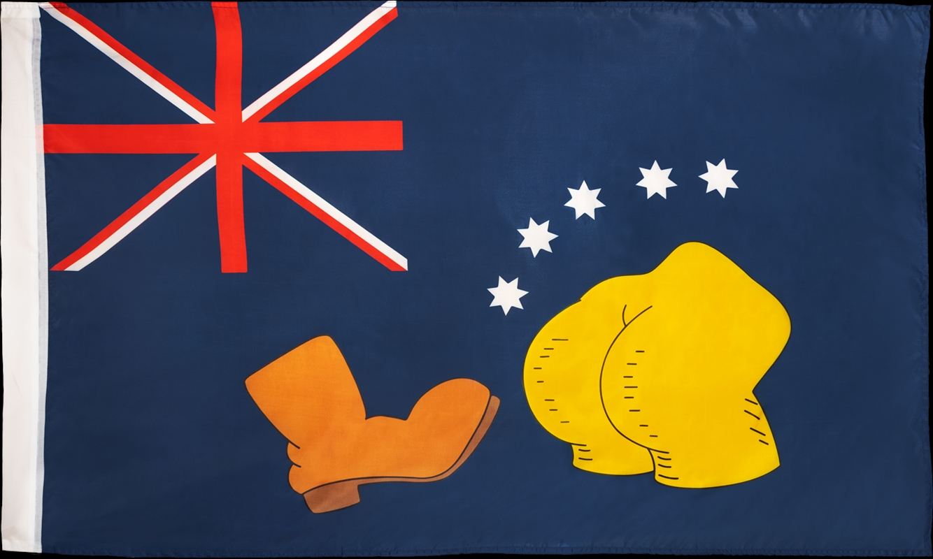 Simpsons - Bart V Australia Replica Flag/Product Detail/Posters & Prints