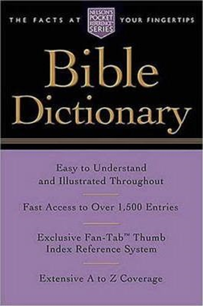 Pocket Bible Dictionary/Product Detail/Religion & Beliefs