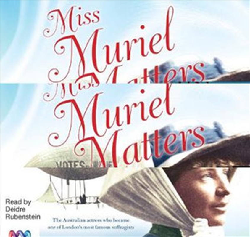 Miss Muriel Matters/Product Detail/Historical Fiction