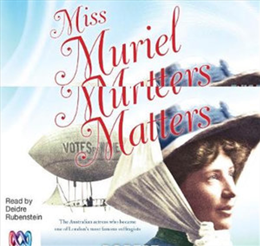 Miss Muriel Matters/Product Detail/Historical Fiction