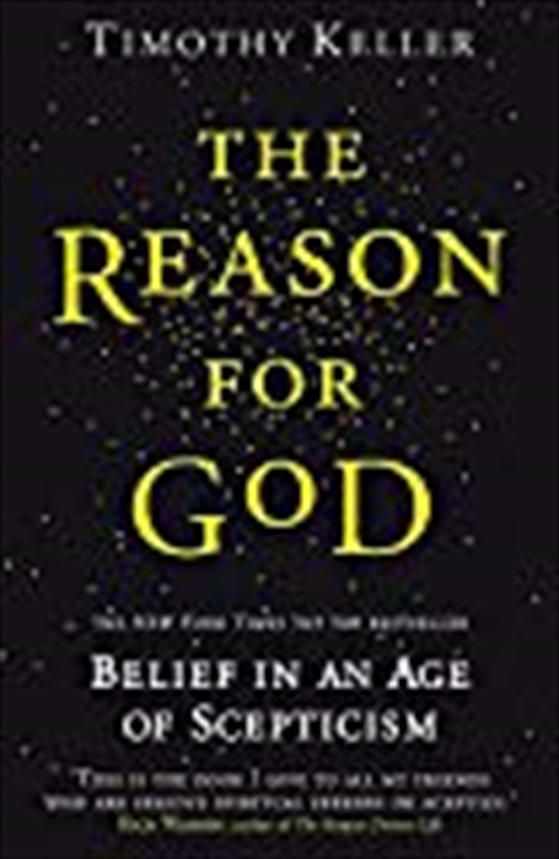 The Reason For God: Belief In An Age Of Scepticism/Product Detail/Reading