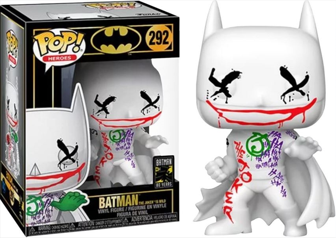Buy Batman Animated Jokers Wild 80th Anniversary Pop! Vinyl from