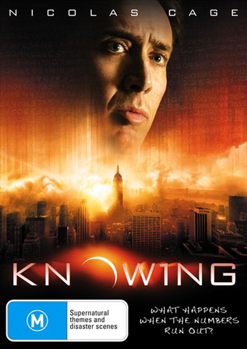 Buy Knowing on DVD Sanity