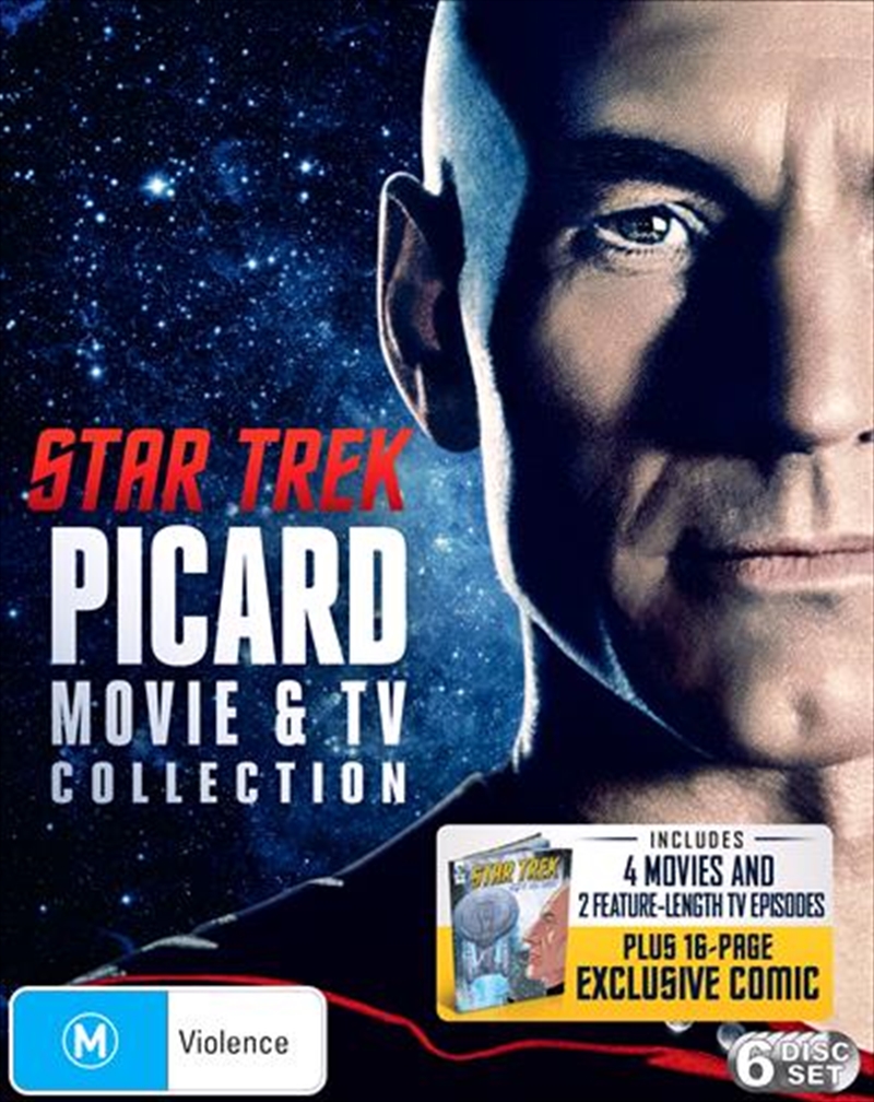 Star Trek - Limited Edition Jean-Luc Picard TV + Movie Collection Blu-ray/Product Detail/Action