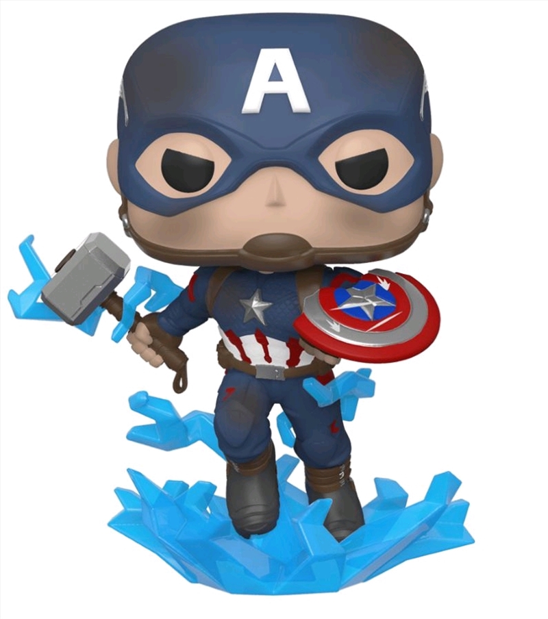Avengers 4: Endgame - Captain America with Mjolnir Pop! Vinyl/Product Detail/Movies