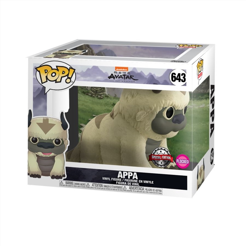 Avatar The Last Airbender - Appa Flocked US Exclusive 6" Pop! Vinyl [RS]/Product Detail/TV
