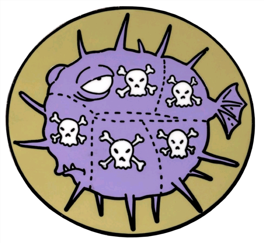 Simpsons - Poison, Poison Tasty Fish Enamel Pin/Product Detail/Buttons & Pins