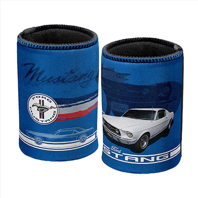 Ford Mustang Blue Can Cooler/Product Detail/Coolers & Accessories