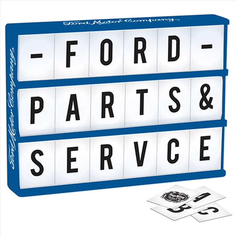 Ford Light Up Box With Letters/Product Detail/Posters & Prints